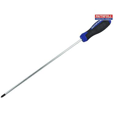 Faithfull Soft Grip Screwdriver 1Pz x 250mm