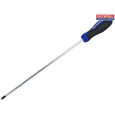 Faithfull Soft Grip Screwdriver 2Pce