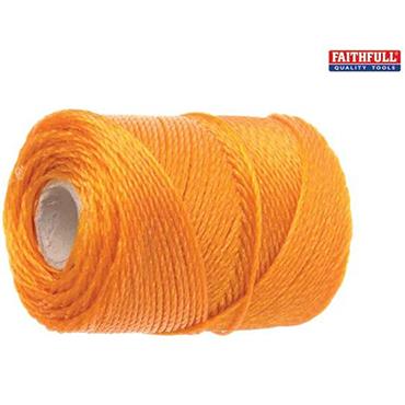Faithfull Orange Poly Brick Line 250m