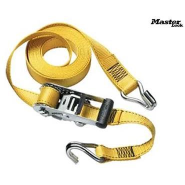 Masterlock Ratchet Tie Down With J Hooks 4.5m