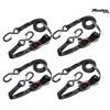 Masterlock Ratchet Tiedown & Hooks 4.25m 4Pk