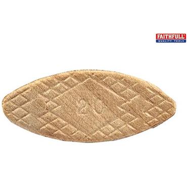 Faithfull Biscuit Wood No 20 100 Tub