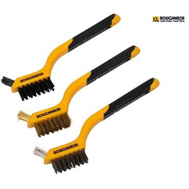 Roughneck Mini Wire Brush Set 3 Piece