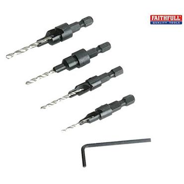 Faithfull Screwsink Set of 4