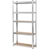 Blackspur Galvanised Steel Shelf Unit 1.78m
