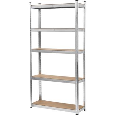 Blackspur Galvanised Steel Shelf Unit 1.78m