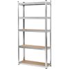 Blackspur Galvanised Steel Shelf Unit 1.78m