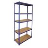Blackspur 5 Tier Metal Shelving Unit 2.2m