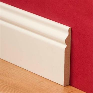 Trojan White Skirting Ogee 150mm 2.4m