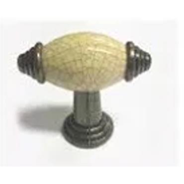 Cream Crackel T Knob C28P