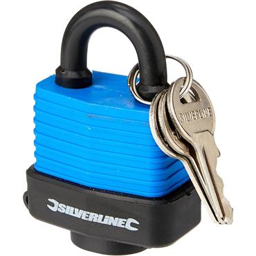 Silverline Weather Resistant Padlock 48mm