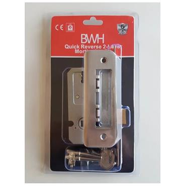 Visi Mortice Lock Chrome Pack 2.5"