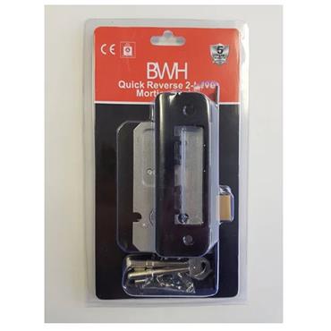 Mortice Lock Black Pack 2.5"