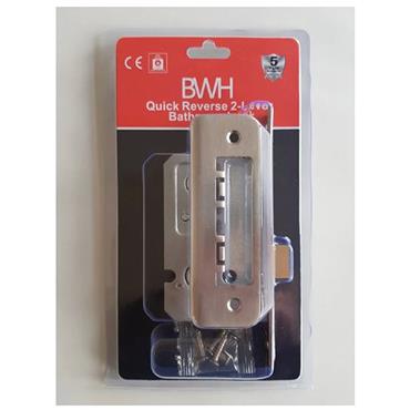 Bathroom Lock Chrome Pack 2.5"