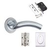 Contempo Milan Satin Polished Chrome Box Set