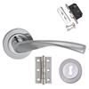 Fortessa Verto Privacy Satin Nickel Box Set