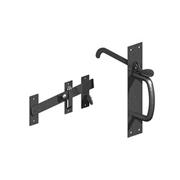 Black Heavy Suffolk Latches
