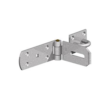 Gm Heavy Hasp & Staple Galvanised 8"