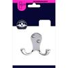 Phonix Twin Chrome Robe Hook