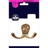 Phonix Twin Brassed Robe Hook