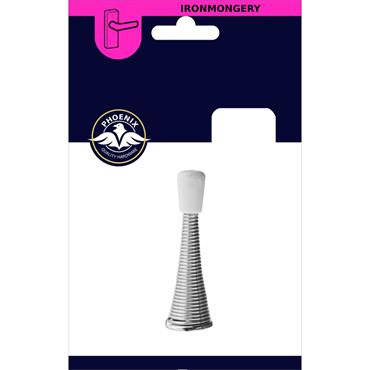 Phonix Flexible Door Stop Chrome 2 Pack