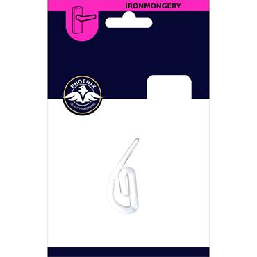 Phonix Curtain Hook Plastic 100 Pack