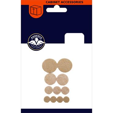 Phonix Felt Protective Pads 25mm 24 Pack