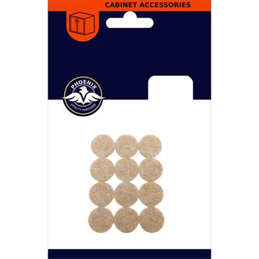Phonix Felt Protective Pads 40mm 12 Pack