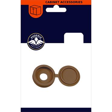 Phonix Brown Screw Cover & Caps 20 Pack