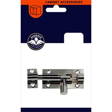 Phonix  Chrome Barrell Bolt 2.5"