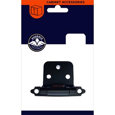 Phonix Self Closing Cab Hinge Black Pair