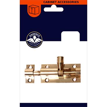 Phonix Brass Barrel Bolt 2"