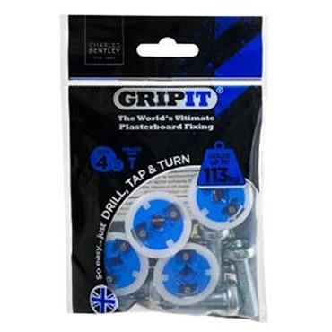 Gripit Blue Gripit 25mm Pack 4