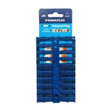 Rawlplug Uno Blue Clip 80 Pack