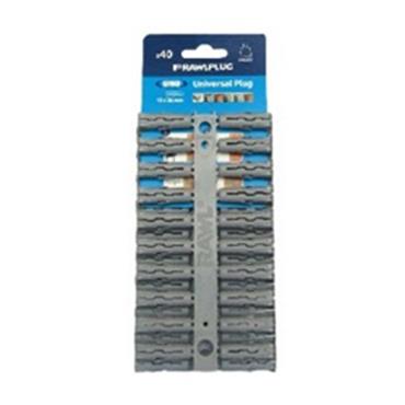 Rawlplug Uno Grey Clip 80 Pack