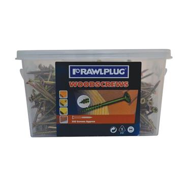 Rawplug Chipboard Screws 4x60mm 650 Box