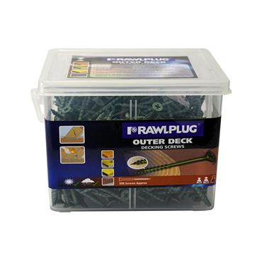 Rawlplug Decking Screw 4x 60mm 200 Box