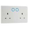 Luceco Square 2G Smart Socket White