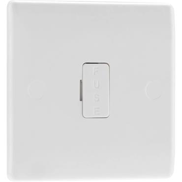 Luceco 13A Fcu Unswitched White