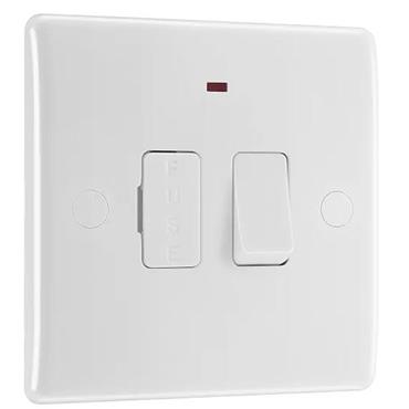 Luceco 13A Fcu With Indicator White