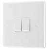 Luceco 10Ax 2G 2W Switch White