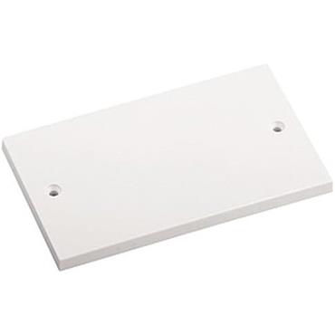 Luceco 1G Blank Plate White