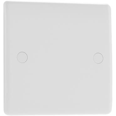 Luceco 1G Blank Plate White