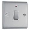 Luceco Double Pole Switch Steel