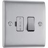 Luceco Fused Connection Switch Brushed Steel