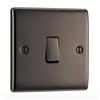 Luceco 1G 2 Way Switch Black Nickel