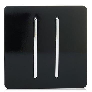 Trendi 2G 2 Way Switch Black