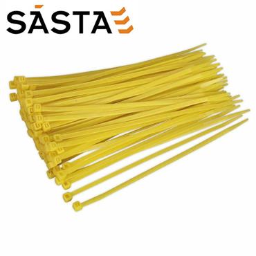 Sasta Cable Ties Yellow 4.8mm X 200mm