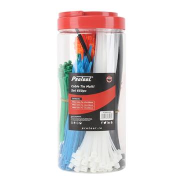 Protool Cable Tie Multi Set  650Pce