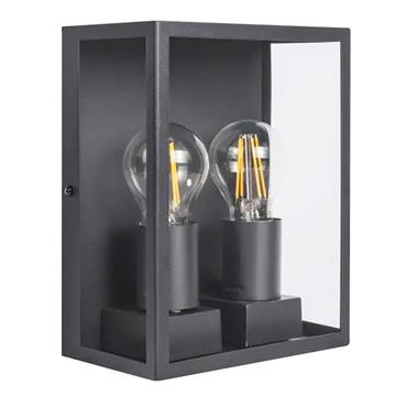 Luceco Exterior Wall Lantern Twin Bulb